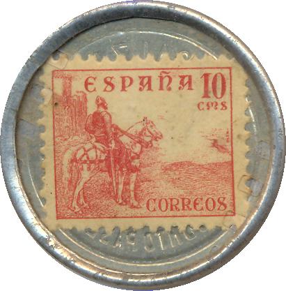 European-Encased-Postage-Tokens